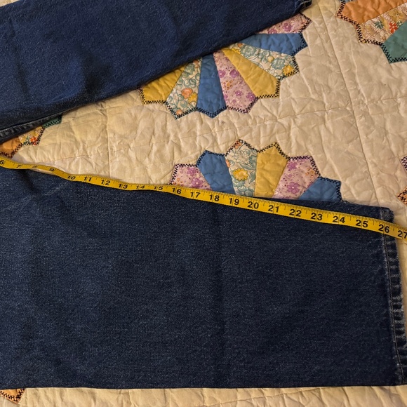 Women's L.L Bean Denim Jeans Double L Relaxed Fit High Rise 14P - Picture 10 of 11